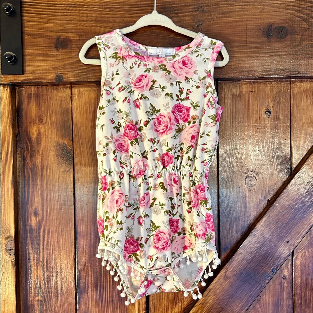 Bailey’s Blossoms Romper | Size L (18-24m)